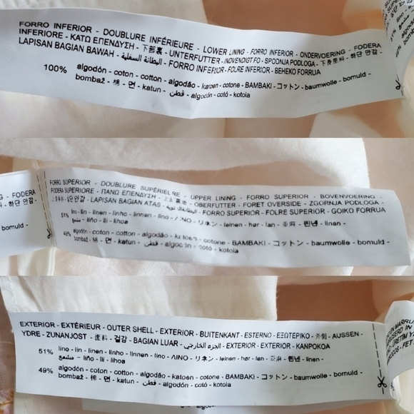 Zara Cutout New Spaghetti Straps Linen Blend Mini Dress Size XL - Picture 15 of 15